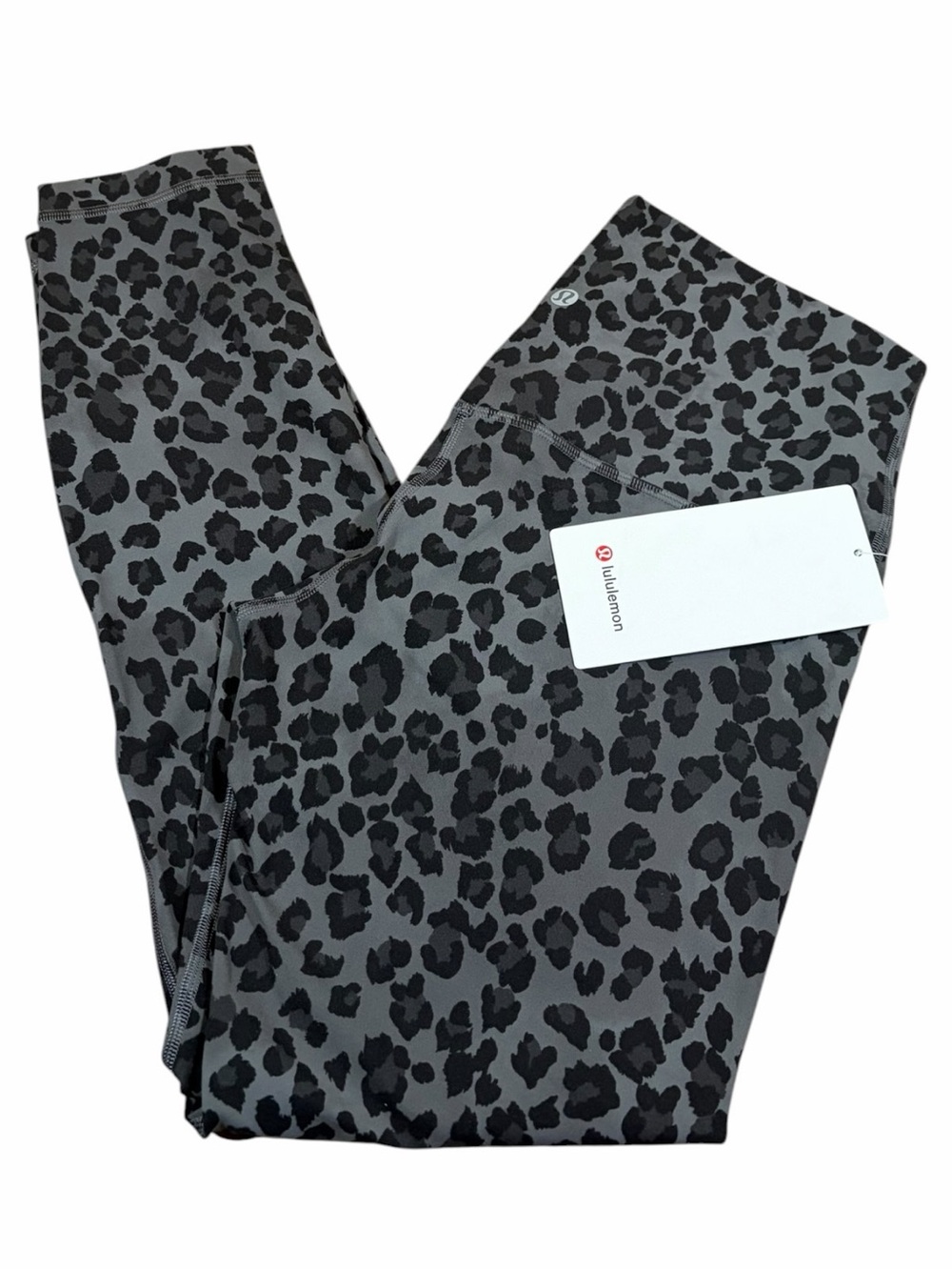 NWT Lululemon Align High-Rise Pant 25” (True Leopard Black Multi) Size 8